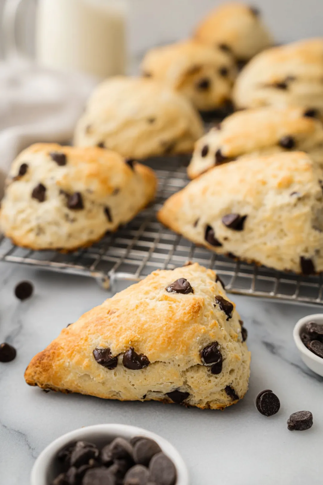 Air fryer chocolate chip scones