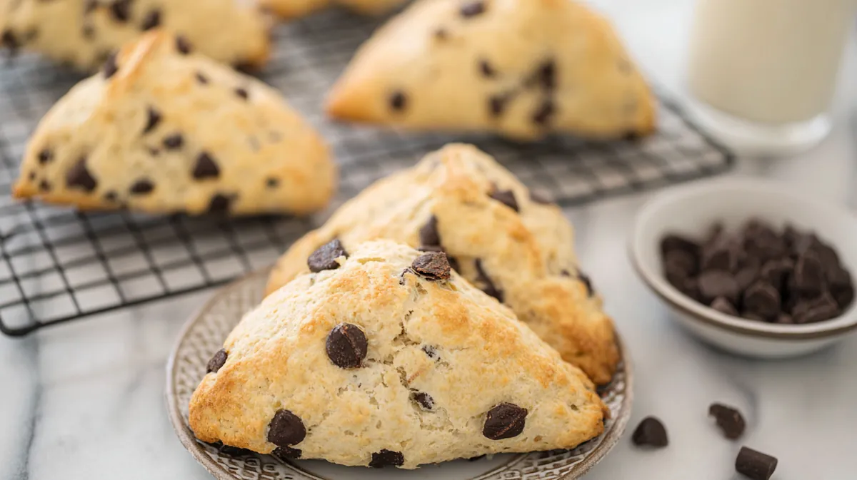 Air fryer chocolate chip scones