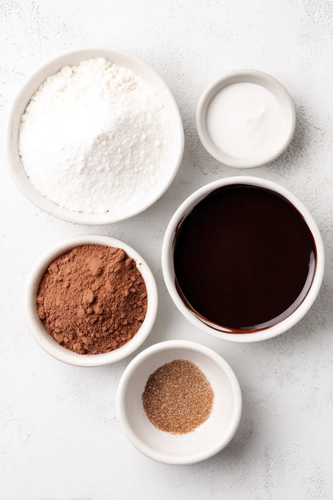 Air fryer churros with biscuit dough - ingredients