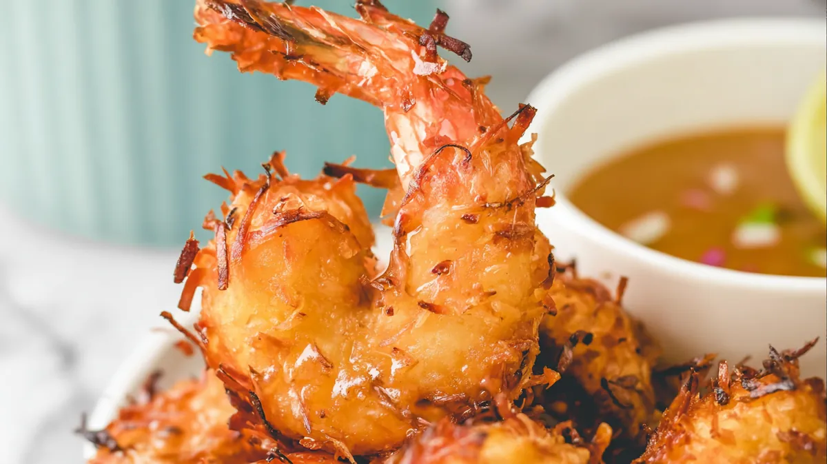 air fryer coconut shrimp with mango sauce