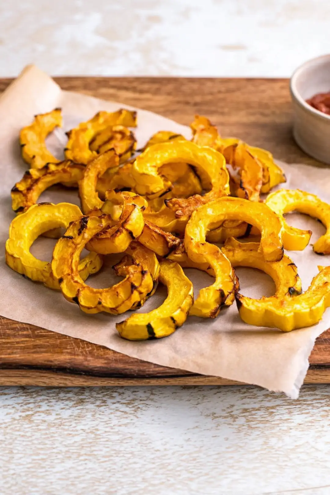 Air fryer delicata squash fries