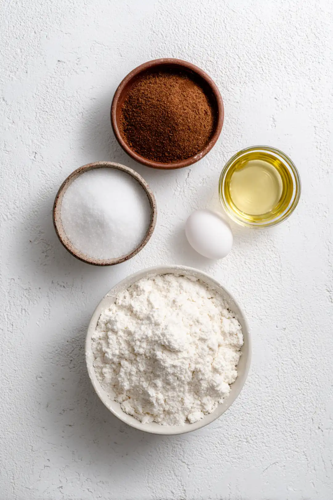 air fryer donuts from pizza dough - ingredients