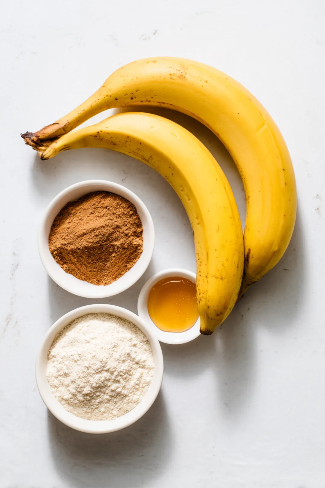 Air fryer fried bananas with cinnamon - ingredients