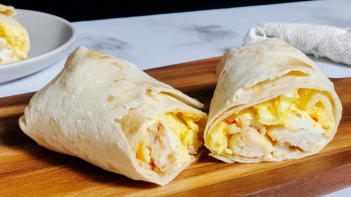 Air fryer frozen breakfast burrito time