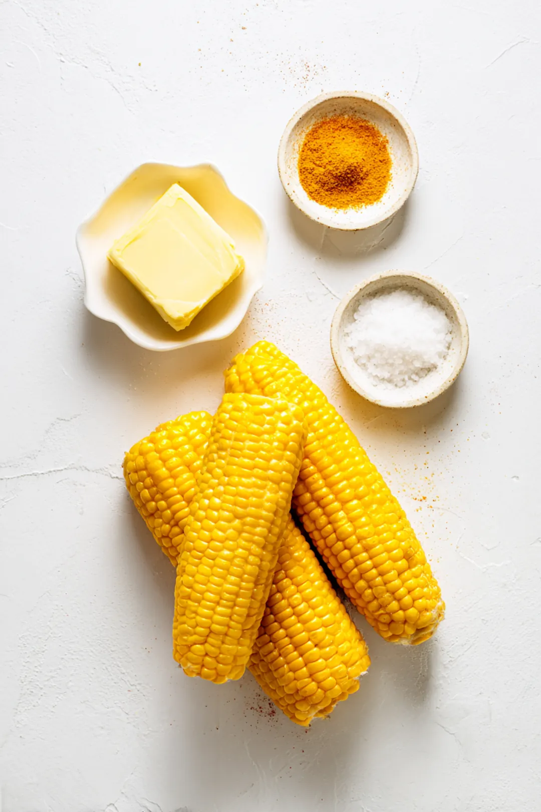 air fryer frozen corn on the cob - ingredients