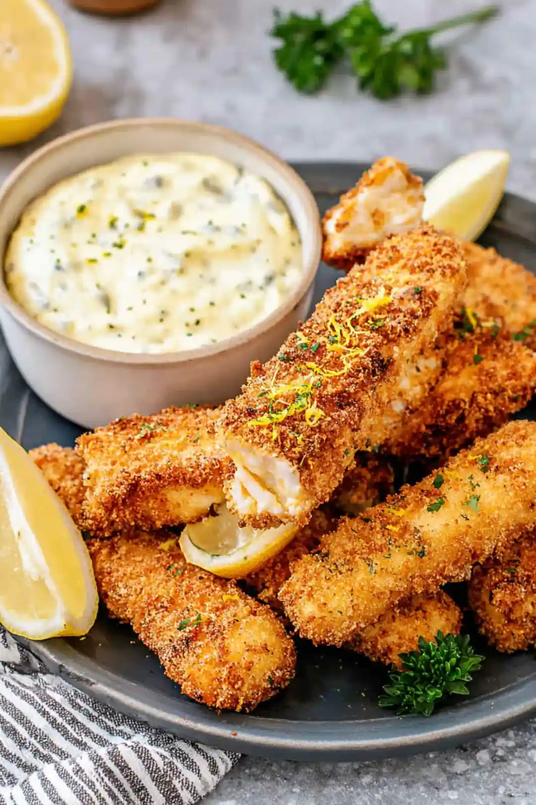 Air fryer frozen fish sticks gourmet upgrade
