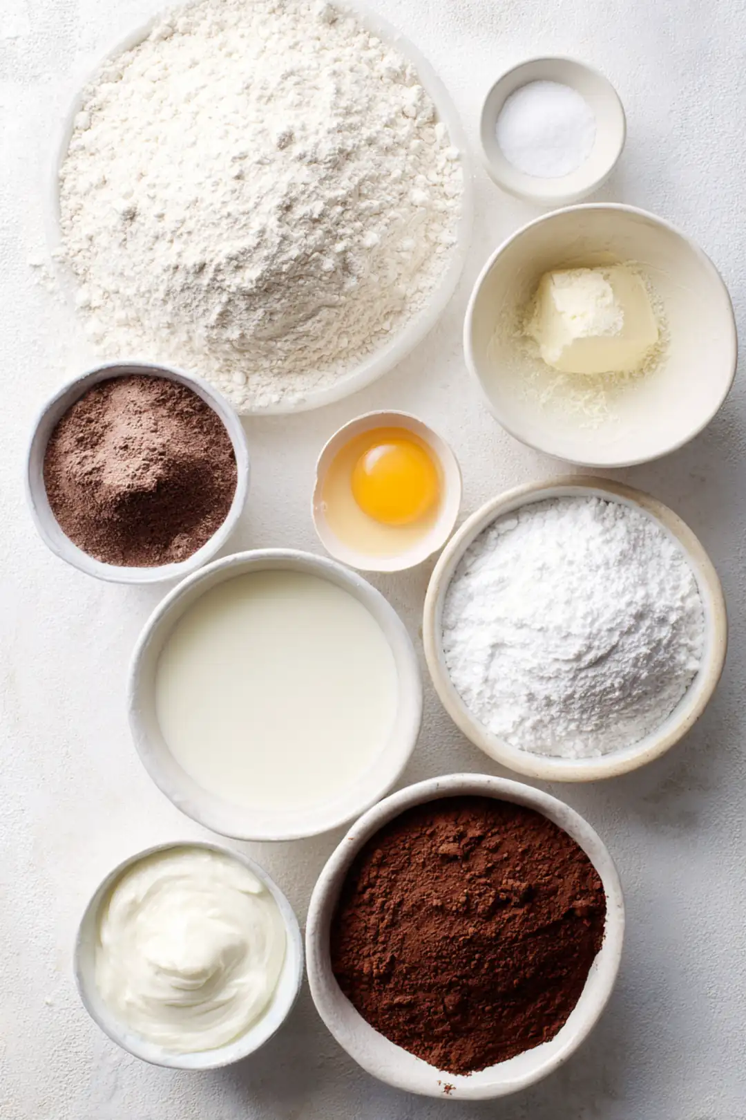 air fryer glazed donuts chocolate - ingredients