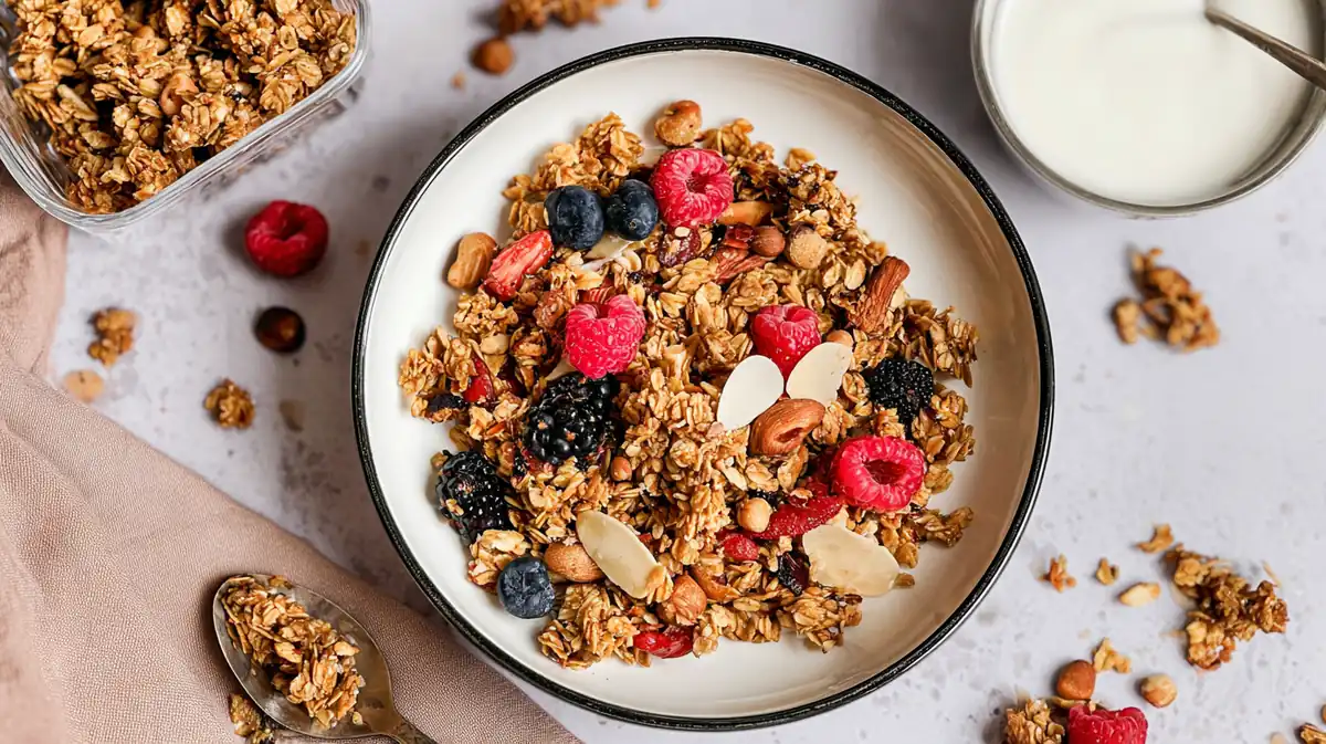Air fryer granola homemade