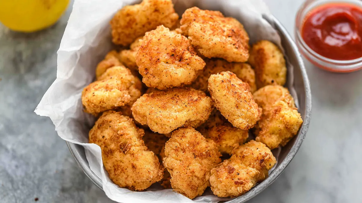 air fryer high protein chicken nuggets