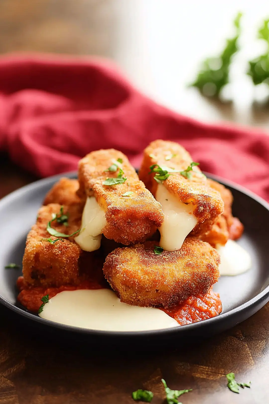 air fryer lasagna fritta bites