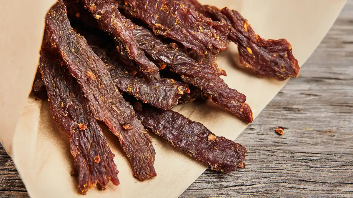 Air fryer lean beef jerky