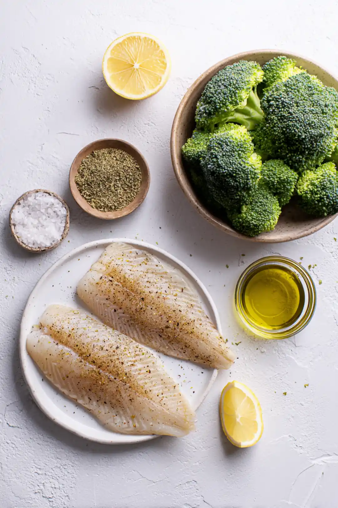 air fryer lemon pepper tilapia - ingredients