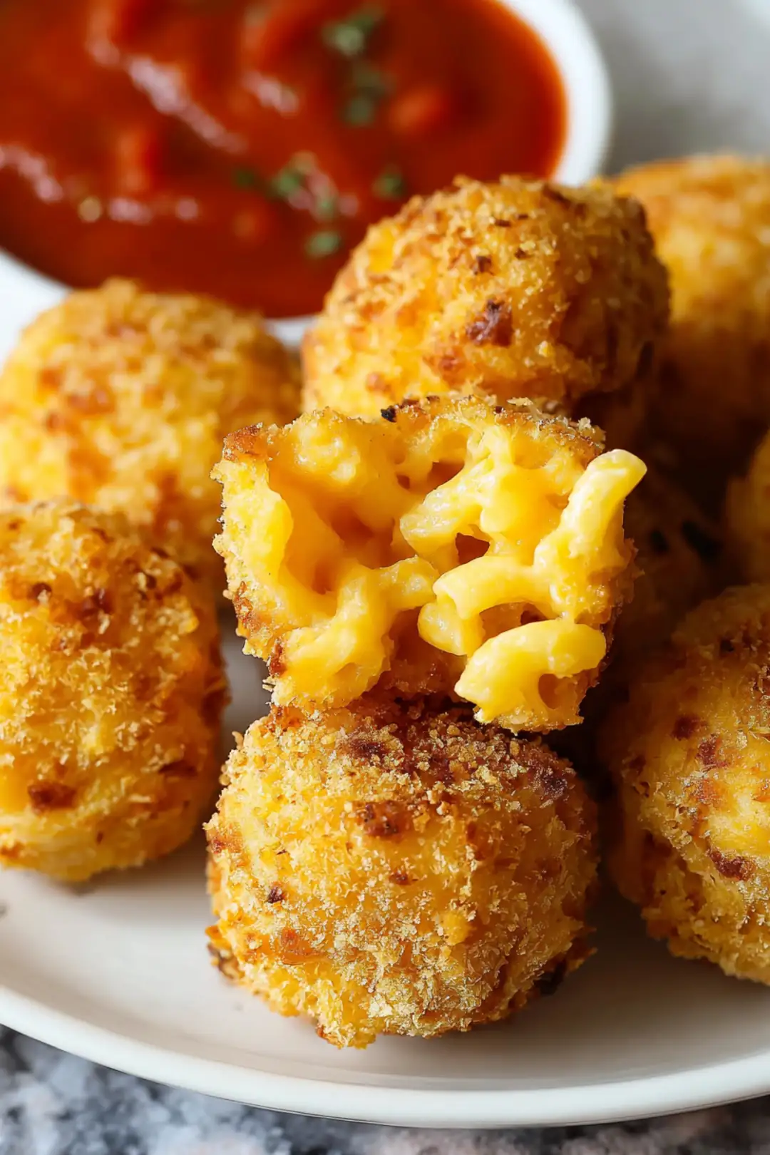 Air fryer mac and cheese bites