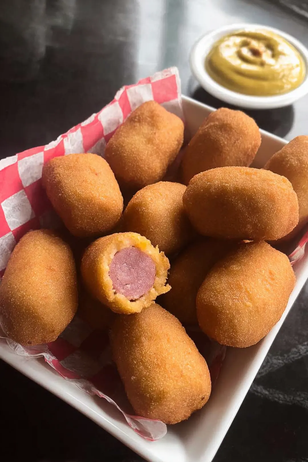 Air fryer mini corn dogs for kids