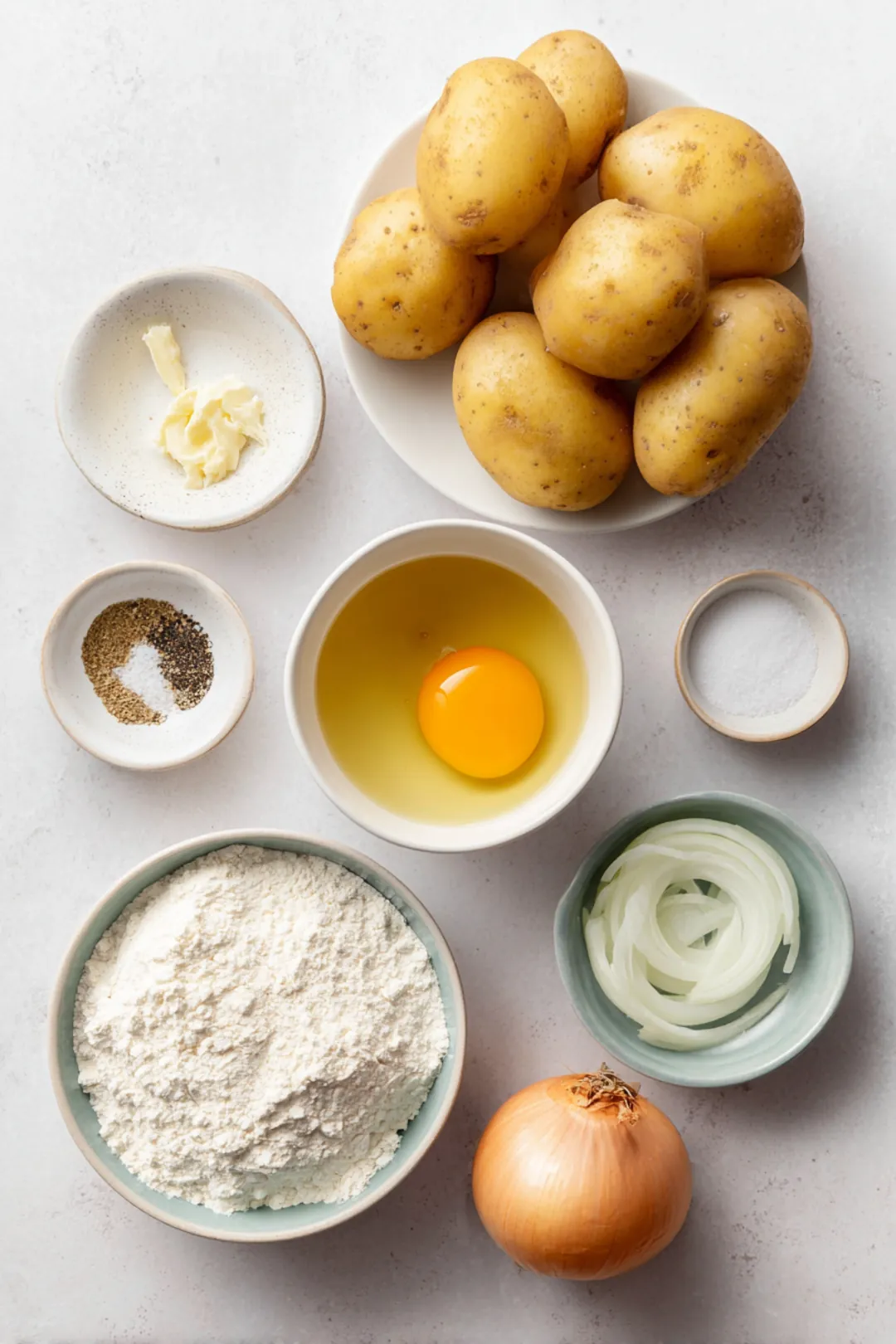 air fryer mini latkes for hanukkah ingredients