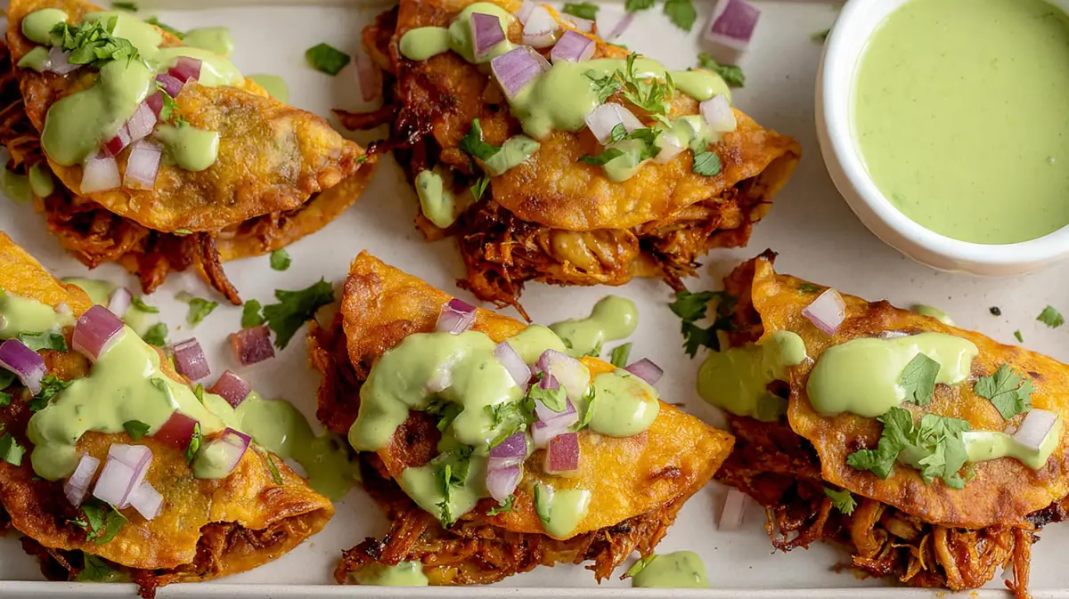 Air fryer mini tacos crispy shell