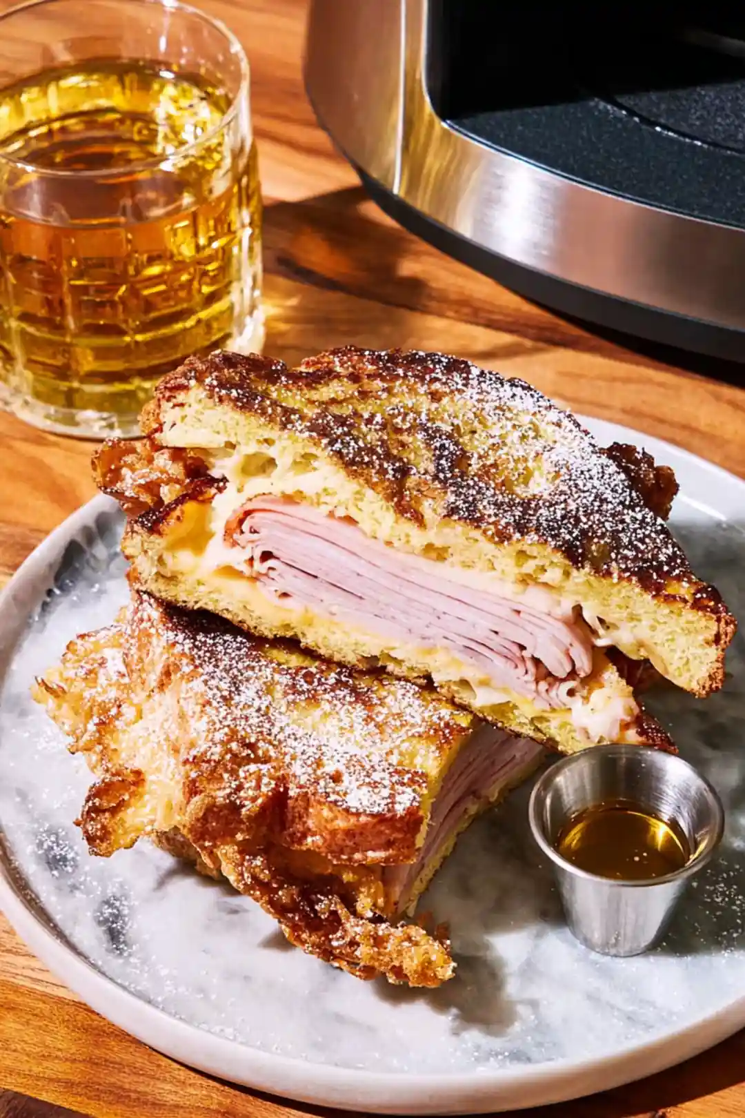 Air fryer monte cristo sandwich