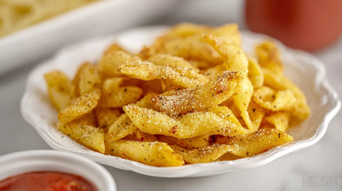 air fryer pasta chips viral recipe