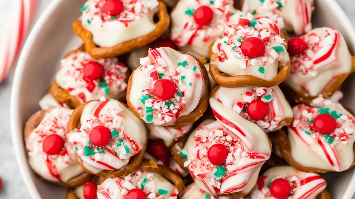 air fryer peppermint bark bites