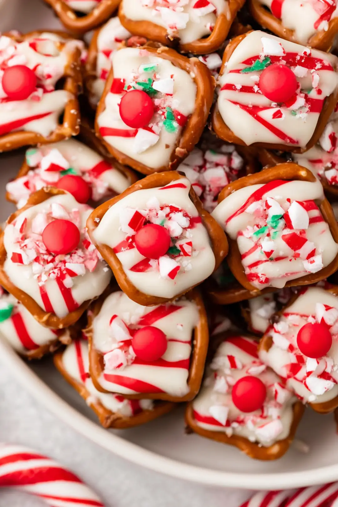 air fryer peppermint bark bites