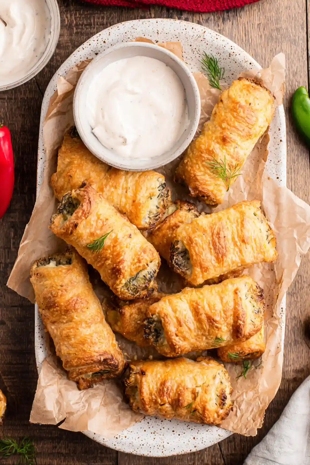 Air fryer pickles in a blanket