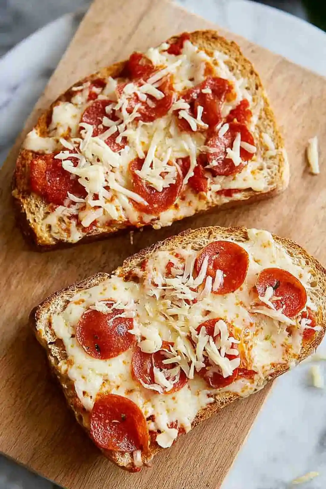 Air fryer pizza toast bread hack