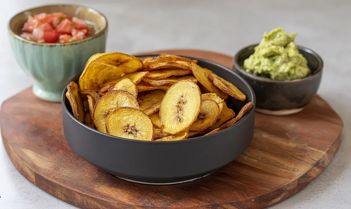 Air fryer plantain chips sweet