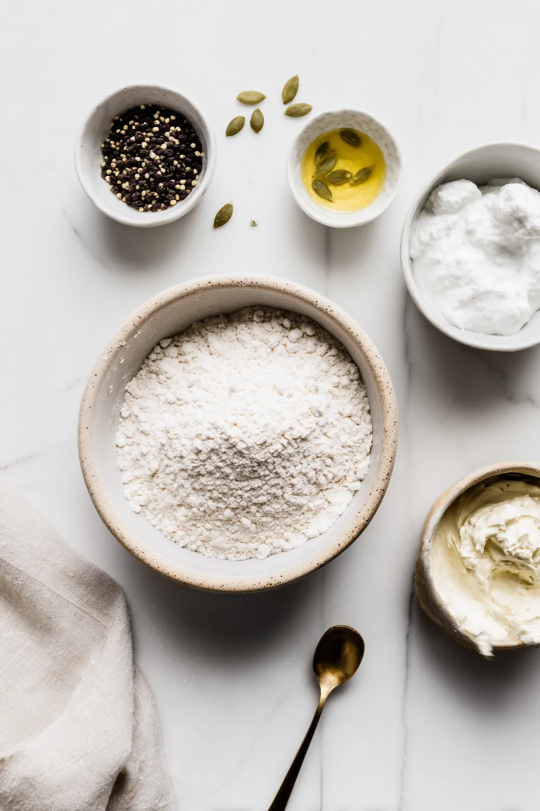 Air fryer protein bagels with 2 ingredients