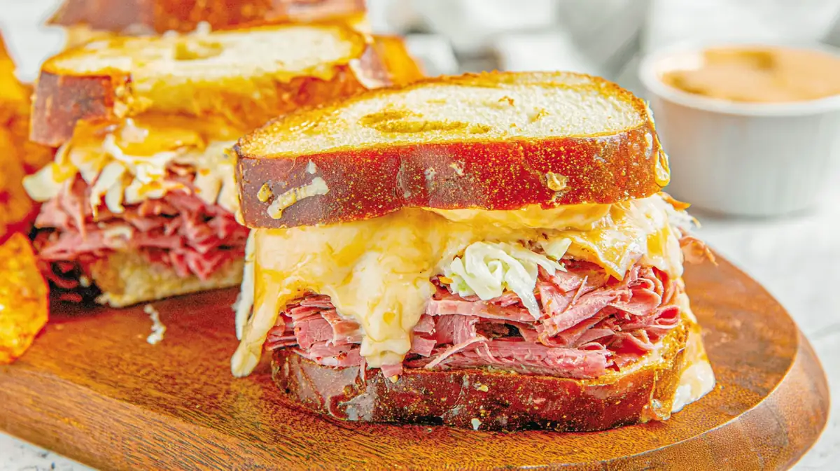 air fryer reuben sliders