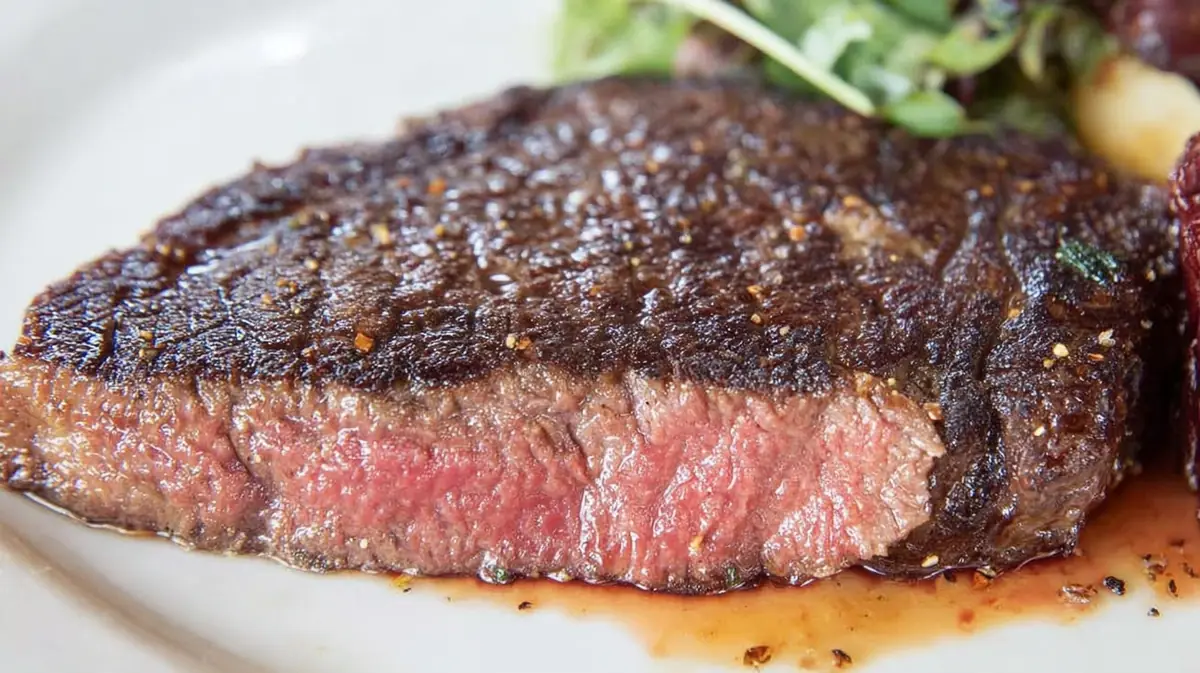 Air fryer reverse sear ribeye