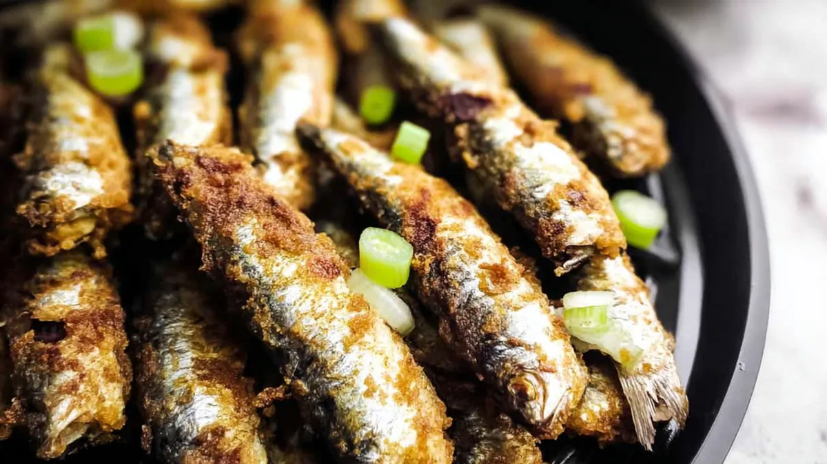 air fryer sardine crisps recipe