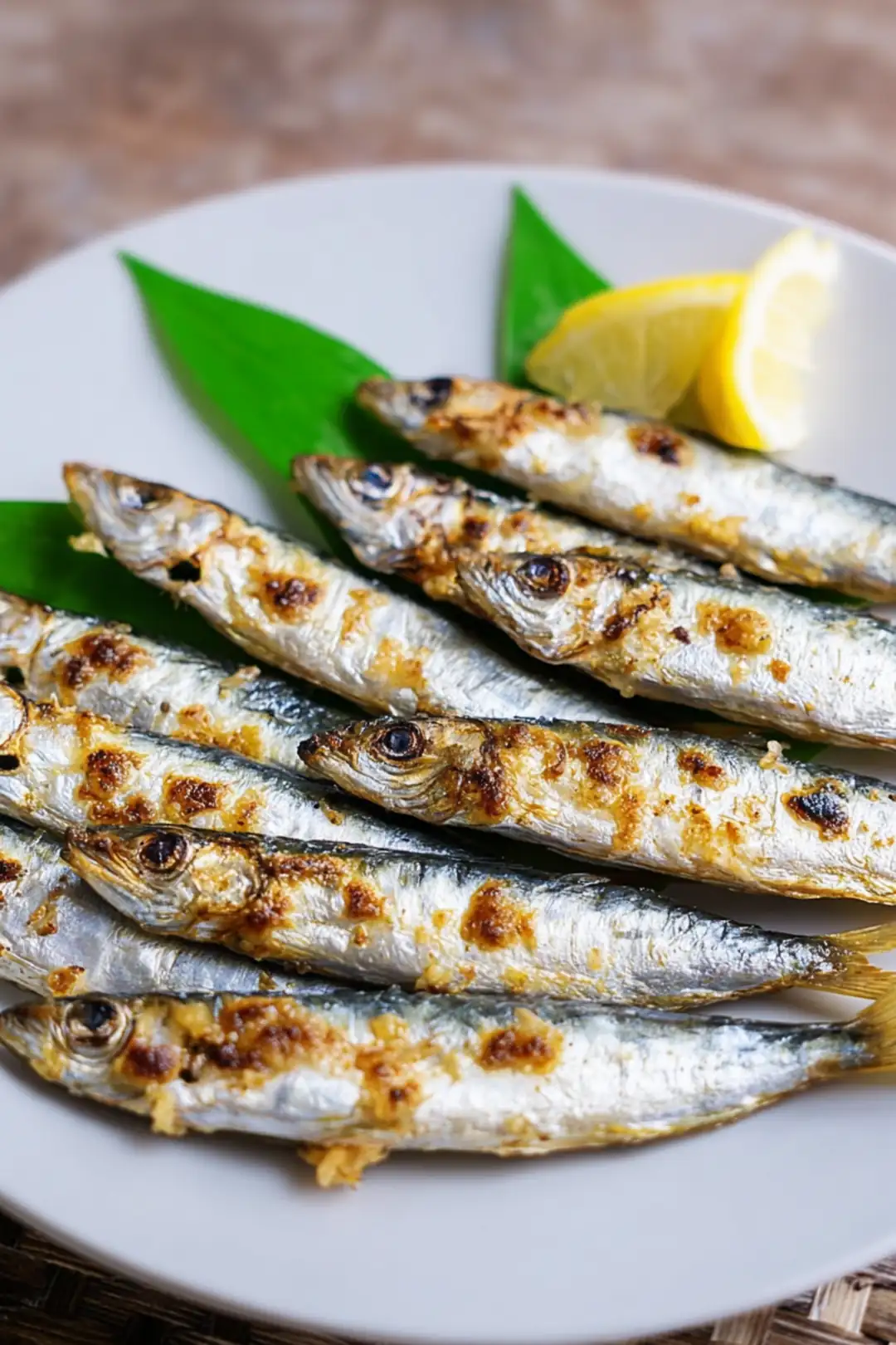 air fryer sardines with lemon and herbs