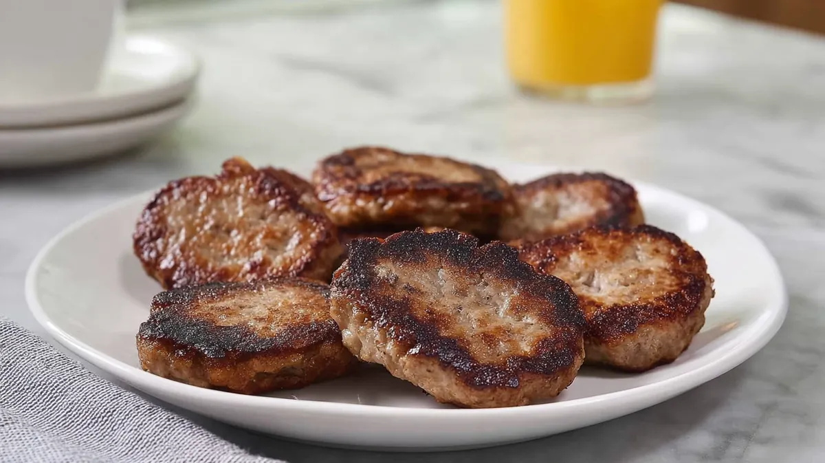 air fryer sausage patties breakfast
