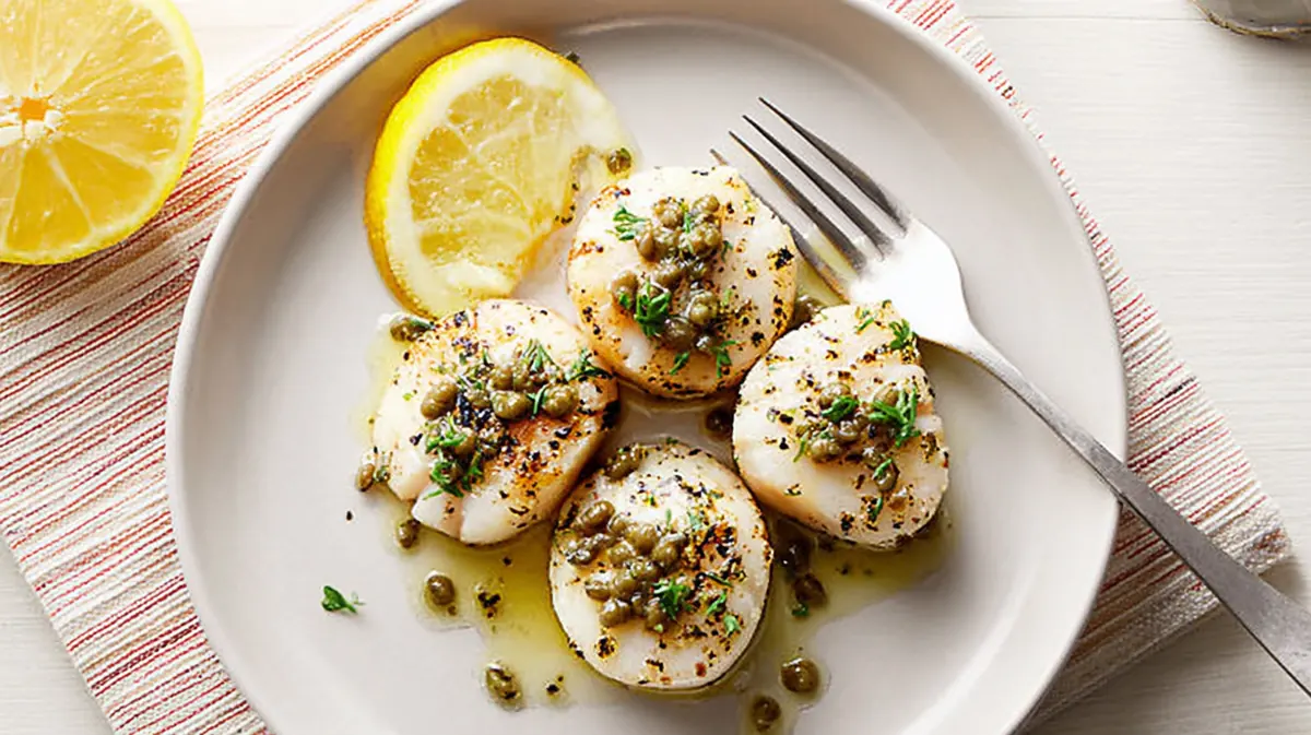 air fryer scallops with lemon butter