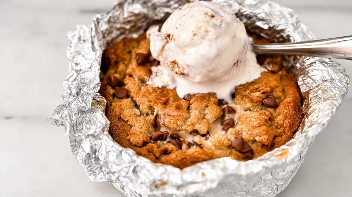 air fryer single serve pizookie