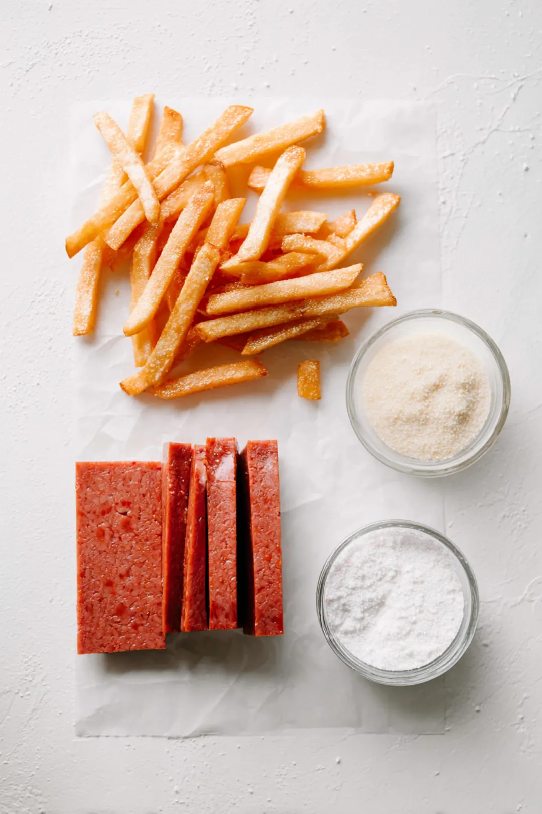 air fryer spam fries crispy - ingredients