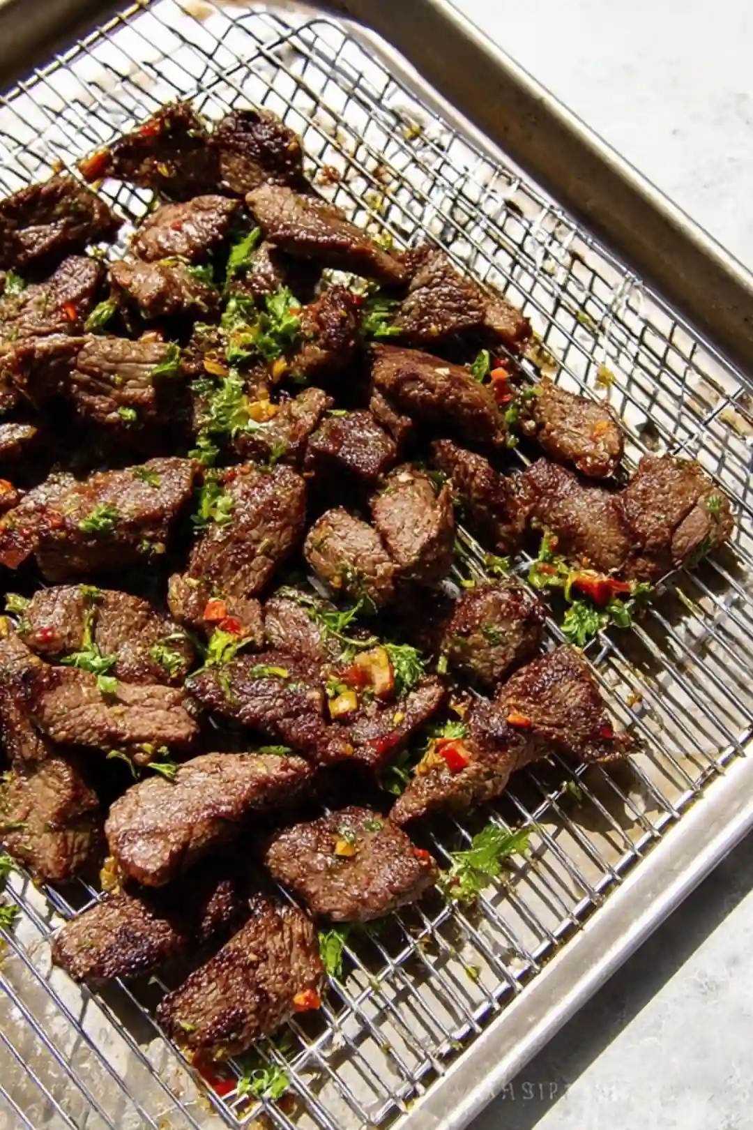 Air fryer steak tips keto