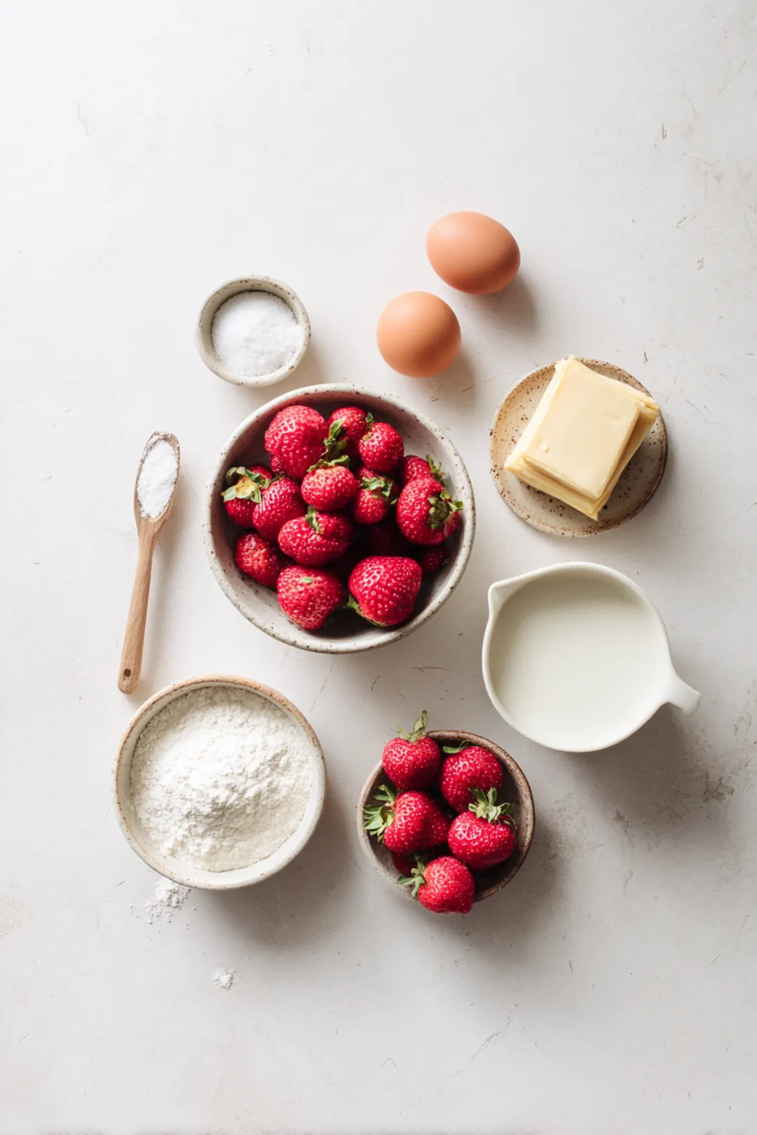air fryer strawberry turnover - ingredients