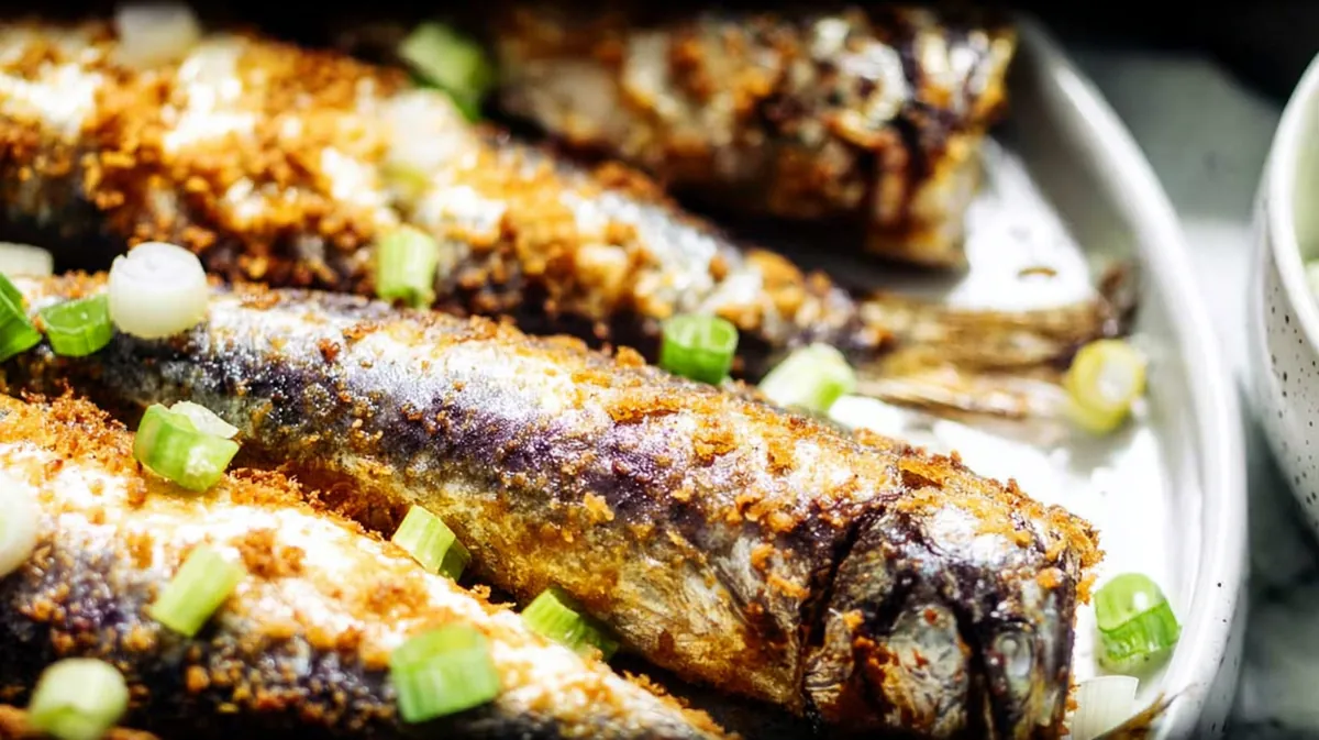 air fryer tinned fish for high protein snack