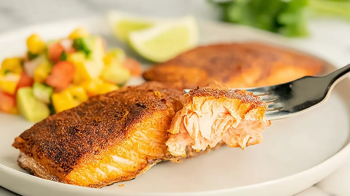 Air fryer trout fillets crispy skin