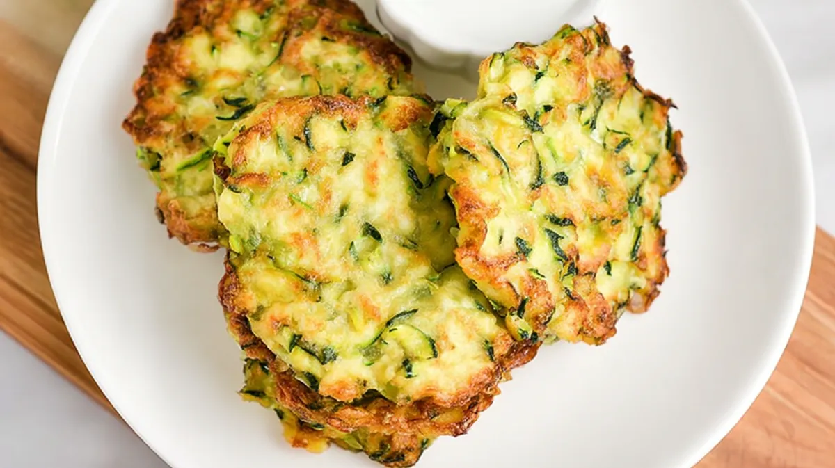 air fryer zucchini fritters no oil