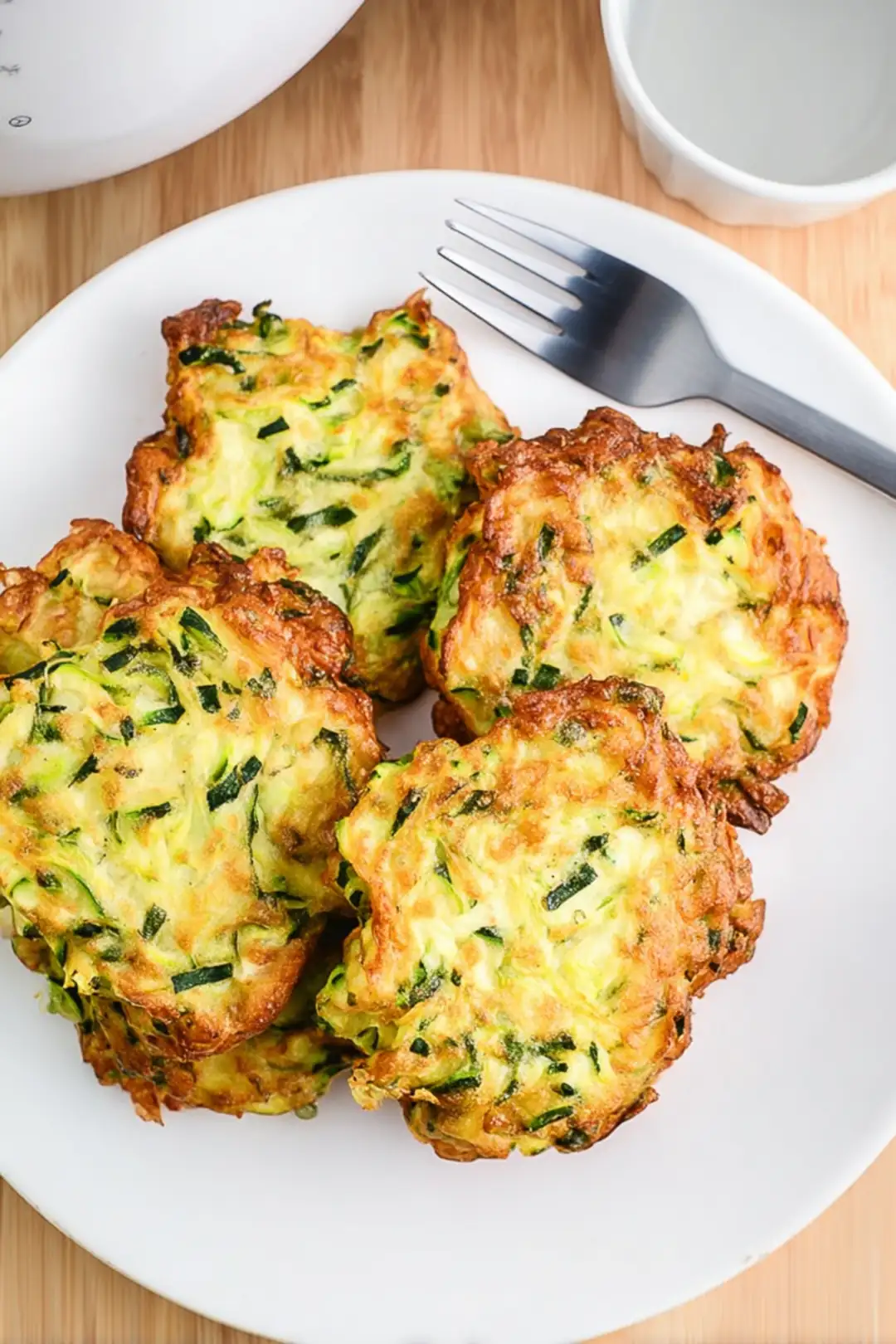 air fryer zucchini fritters no oil