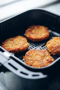 Arrange hash brown patties in air fryer