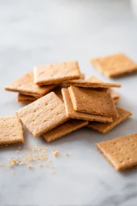 Break graham crackers into halves to create squares