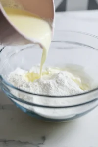 Combine the powdered sugar, milk, and vanilla extract until smooth to make the glaze