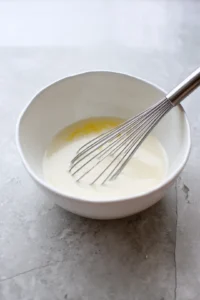 Combine wet ingredients in a bowl