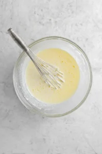 Combine wet ingredients in a bowl