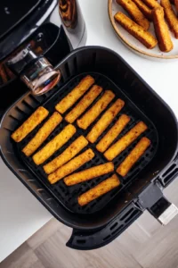 Cook chicken tenders for 8-10 minutes, flipping halfway through