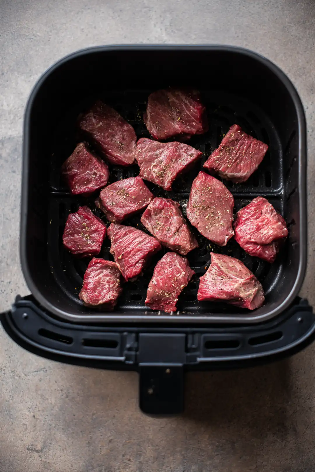 Cook steak tips in the air fryer