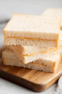 Cut and seal the sandwiches before cooking